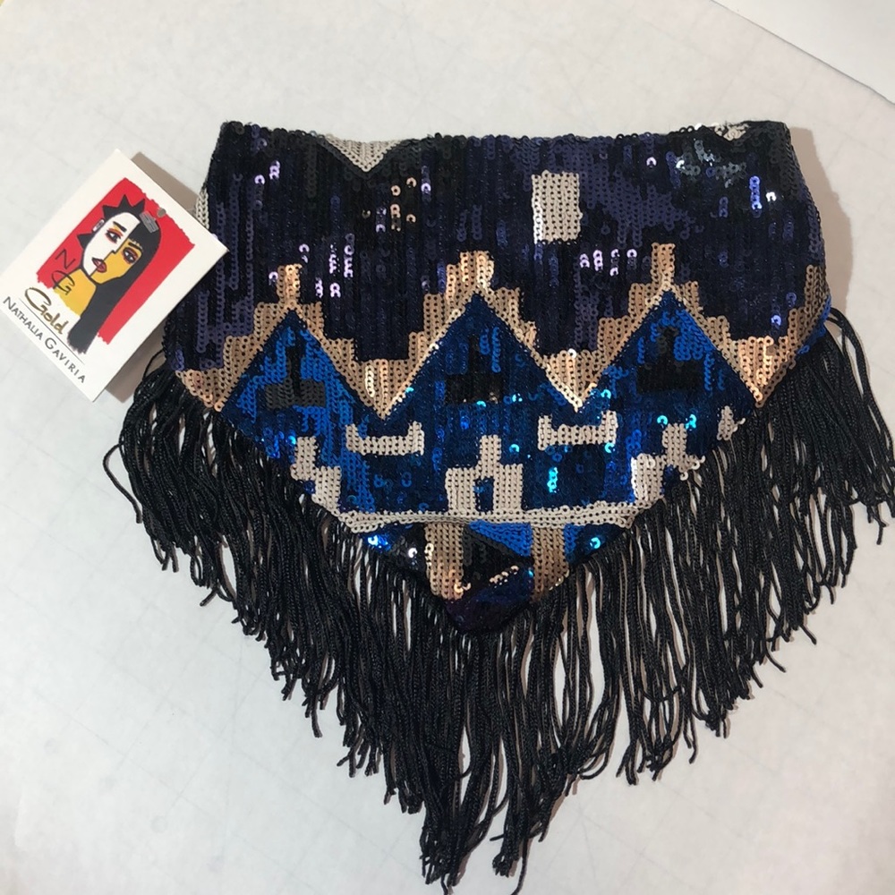 Sequence Fringe Bandana Headband